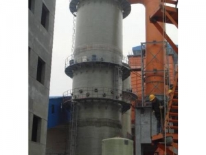脱硫塔安装现场
